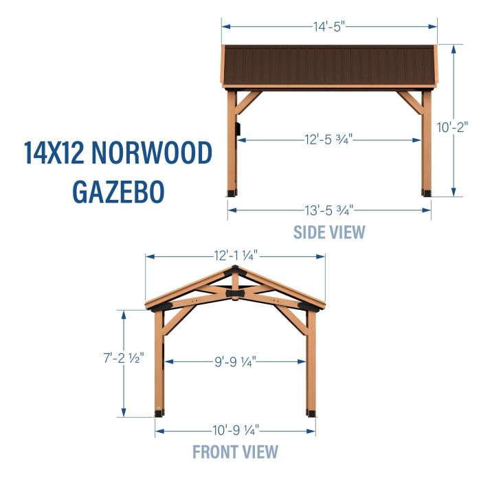 14×12 Norwood Gazebo