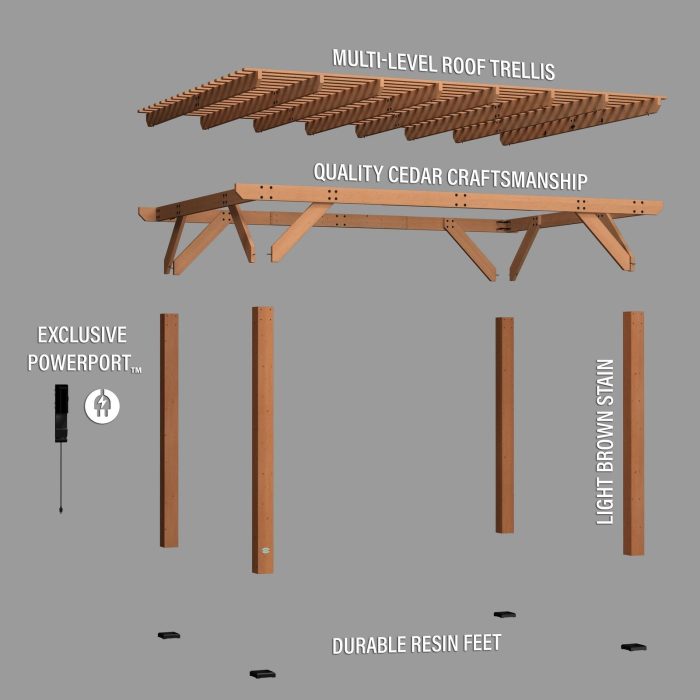 14×10 Delray Pergola