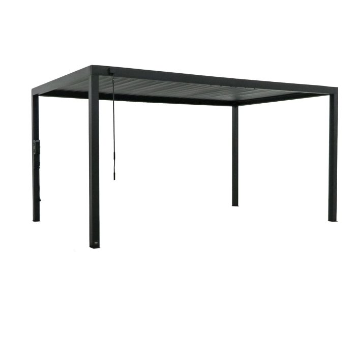 16×10 Sarasota Steel Louvered Pergola