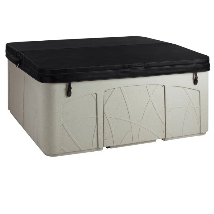 LS350DX 110 Volt 5-Person 28-Jet Rectangle Plug and Play Hot Tub with Ozonator