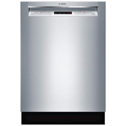 Bosch  300 Series 24 in. Stainless Steel Front Control Tall Tub Dishwasher with Stainless Steel Tub and 3rd Rack, 44dBA